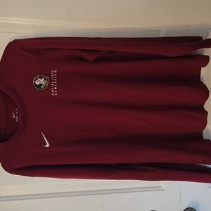 FSU Dry Fit Long Sleeve Nike Shirt Size M